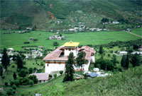 Paro, lo Dzong visto dall'alto
