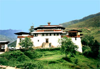 Esterno dello Dzong di Simtokha