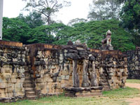 Angkor - Terrazza degli elefanti