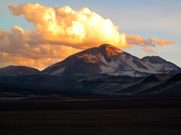 Tramonto sul Cerro El Muerto