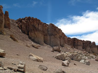 Formazioni rocciose nei pressi di Tara