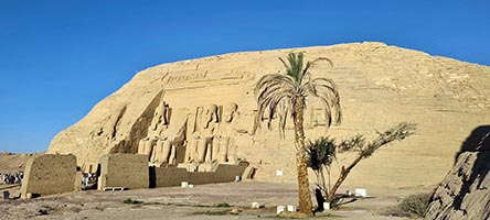Tempio di Ramses II all'alba