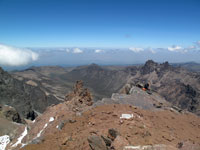 In vetta alla pta Lenana, 4985 m