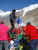 Preparazione della puja al c.b.