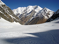 Guardando a valle dal plateau