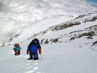 Ricky e Sandy in salita verso la vetta