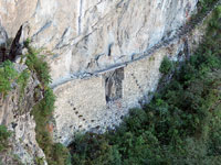 Ponte inca a Macchu Picchu