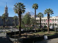 La Plaza de Armas di Arequipa