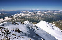 Panorama dalla cima dell'Elbrus