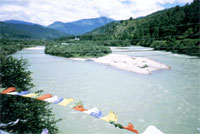 Bhumtang, un fiume