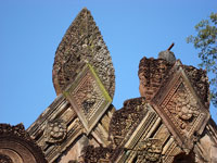 Motivi architettonici al Banteay Srei