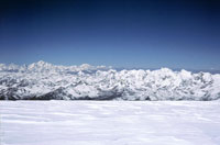 Panorama dalla vetta verso nord