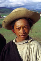 Un ragazzo tibetano
