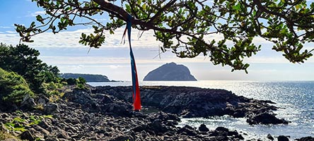 L'isola di Seopseom vista dal sentiero Olle nr. 6