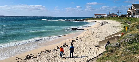 Spiaggia di Gwakji lungo l'Olle Trail nr.15 a Jeju