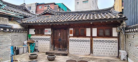 Case tradizionali nel Seochon Hanok Village di Seoul