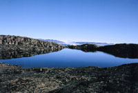 Lago sull'isola di Qeqertaq