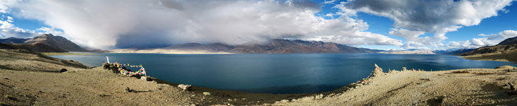 Il lago di Tso Moriri, 4522 m