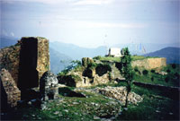 Pelling, l'antica capitale di Rabdantse, le rovine del palazzo reale