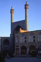 Portale d'ingresso della moschea dell'Imam al tramonto