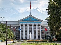 Palazzo del municipio a Bishkek