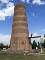 La torre di Burana nei pressi di Bishkek