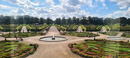 I giardini all'italiana del palazzo di Rundāle