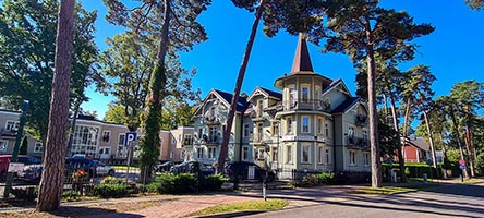 Casa sul lungomare di Jūrmalas nel golfo di Riga