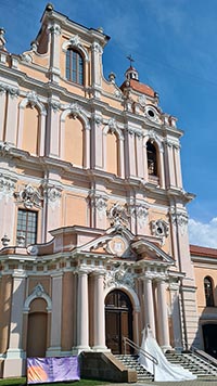 La chiesa di San Casimiro a Vilnius