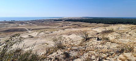 Le dune del Parco Nazionale di Spiti Curoni a Nida