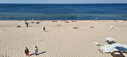 Spiaggia sul Baltico nei pressi di Nida