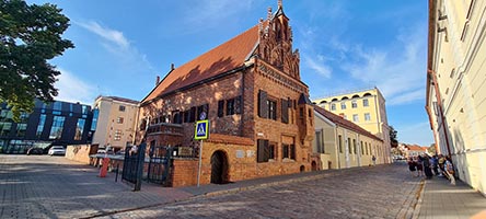 La casa di Perkūnas o la casa del mercante a Kaunas