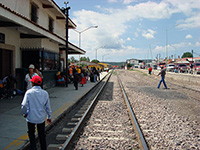 Stazione di Creel sulla tratta Chihuahua-Pacifico