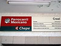 Stazione di Creel sulla tratta Chihuahua-Pacifico