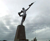 Monumento agli eroi dello spazio a Mandalgov