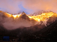 Tramonto a Dharamsala