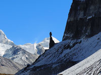 La valle che porta alla nord del Kangchenjunga