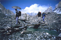 Un torrente glaciale