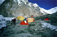 Tende al campo base dei Gasherbrum, 5156 m