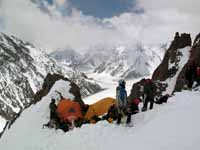 Il campo 1 sullo Sperone Abruzzi 