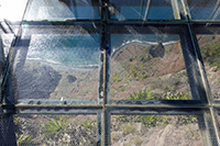 Vista attraverso il mirador di Capo Girão