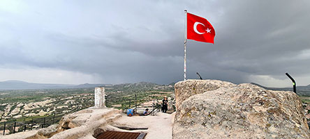 La cima del 'castello' di Uçhisar 