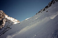 Sul traverso che conduce al Denali Pass