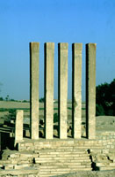I 5 pilastri del Tempio della luna a Ma'rib